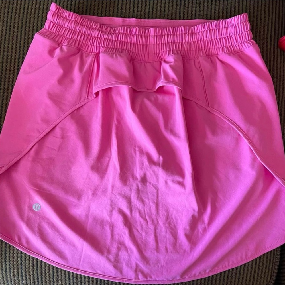 Women's Lululemon Hotty Hot HR Sonic Pink Skirt Long Size 8
